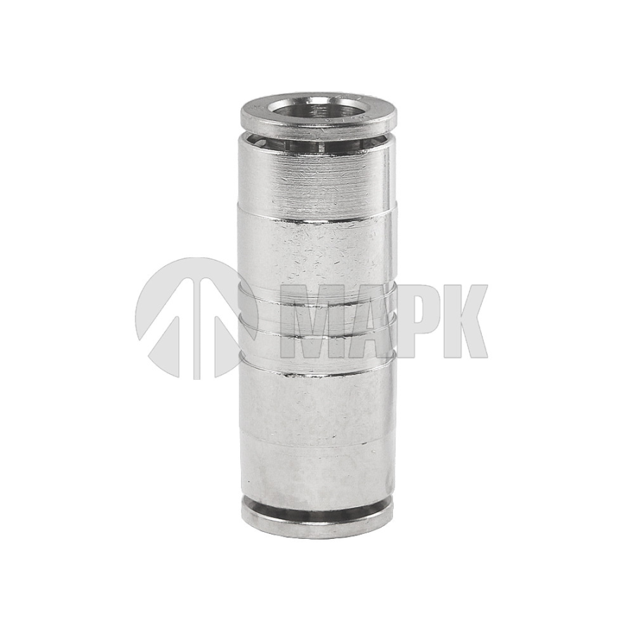Фитинг прямой D6580 8-8 соединитель НИКЕЛЬ (Camozzi)